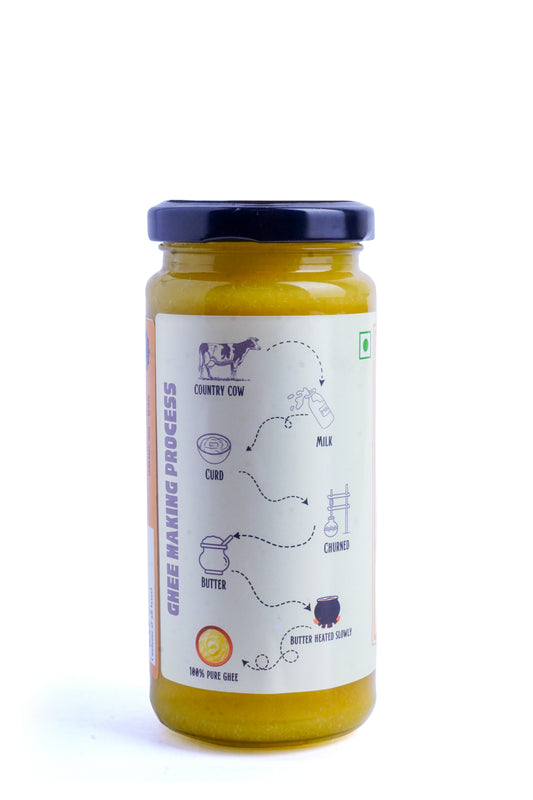 Pure A2 Desi Cow Ghee – Traditional Bilona Method - House Of Orgo