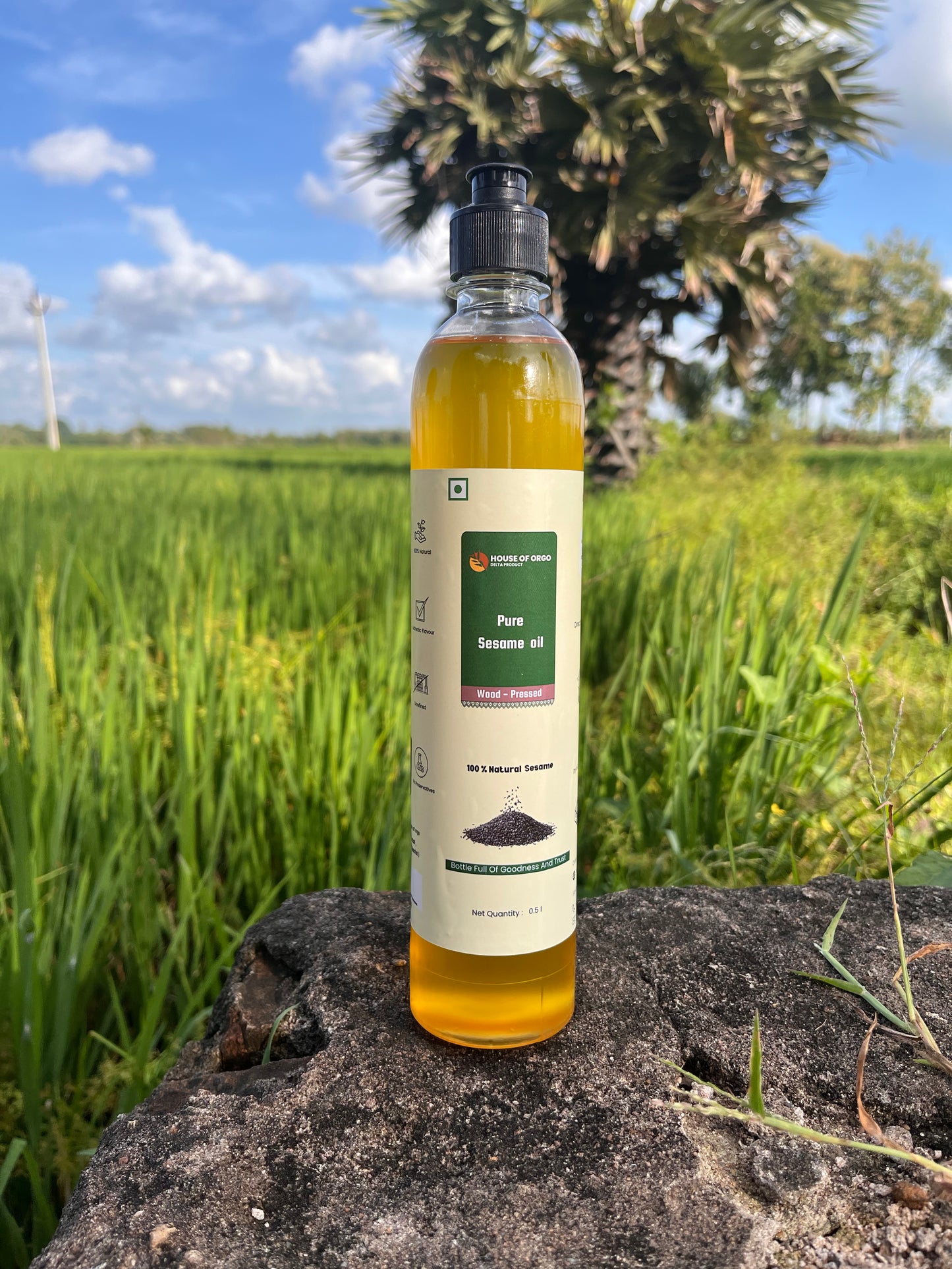 Wood Pressed Sesame Oil - House Of Orgo