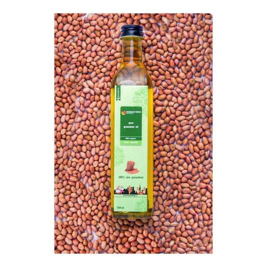 Wood Pressed Groundnut oil - House Of Orgo